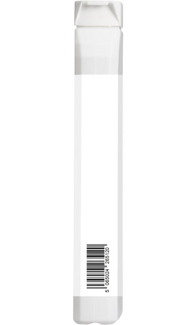 Side view of AnMar™ D-Mannose Boost supplement bottle showing barcode and blank side panel.