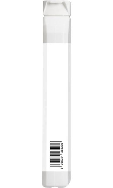 Side view of AnMar™ L-Glutamine Boost 100g powder bottle featuring the barcode and blank label panel.